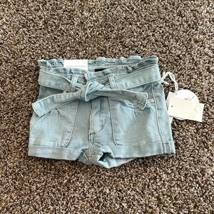NWT!! High-Waist Tie-Belt Toddler Joe’s Jean Shorts 2T